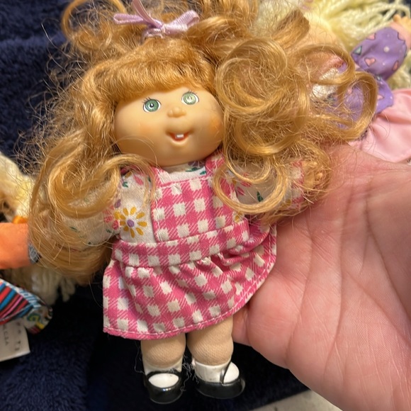 Vintage Mattel Cabbage Patch Kids 5” Plush Mini Dolls - Picture 9 of 11